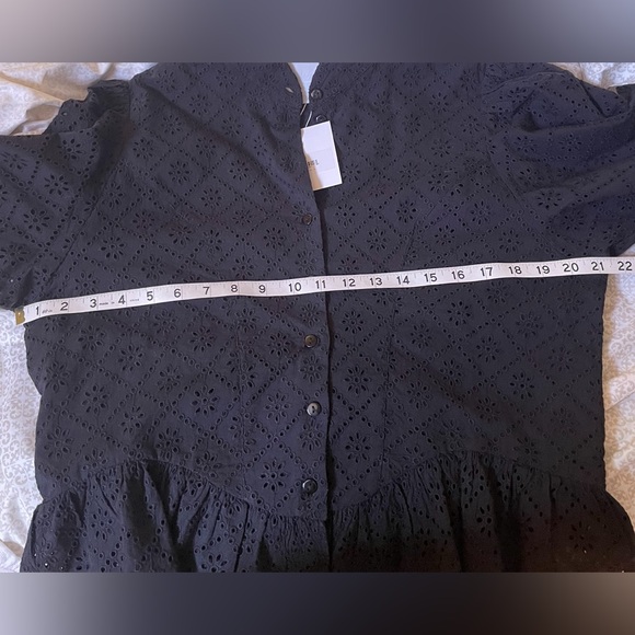 Batsheva Grace Blouse in Black Broderie Anglaise 16 - Picture 15 of 16